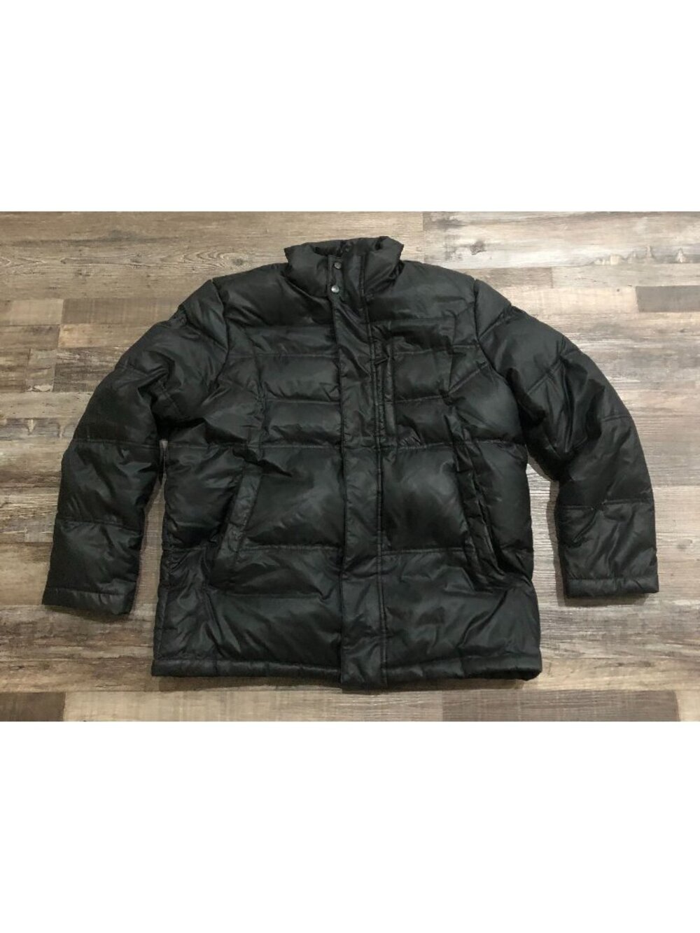 Tumi Tech Mens Large Black Full Zip Down Puffer Jacket
